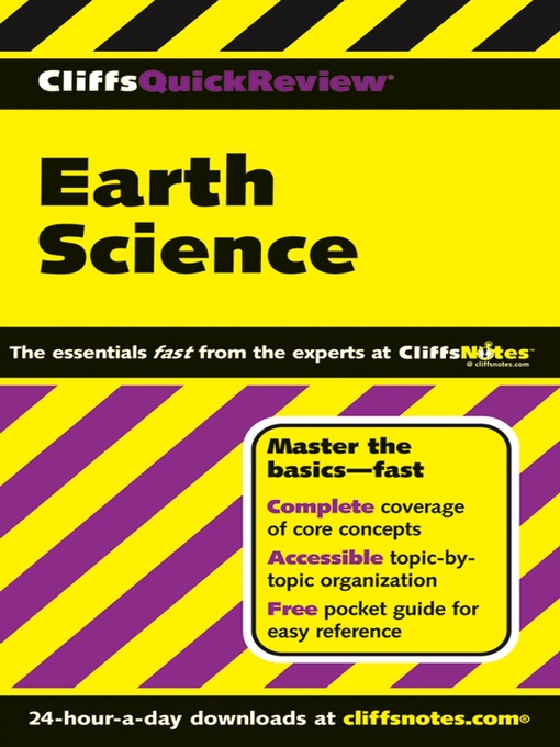 Title details for CliffsQuickReview Earth Science by Scott Ryan - Available